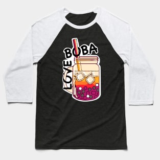 Love bubble tea Baseball T-Shirt